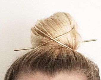 Hair Cuff -Bun Cage • Bun Holder • Hair Jewelry • Hair Bun Accessories • Hair Sticks • Gold Hair Cuff • Bun Cover • Gift for Her