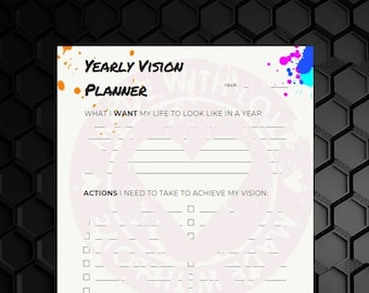 Yearly Vision Planner