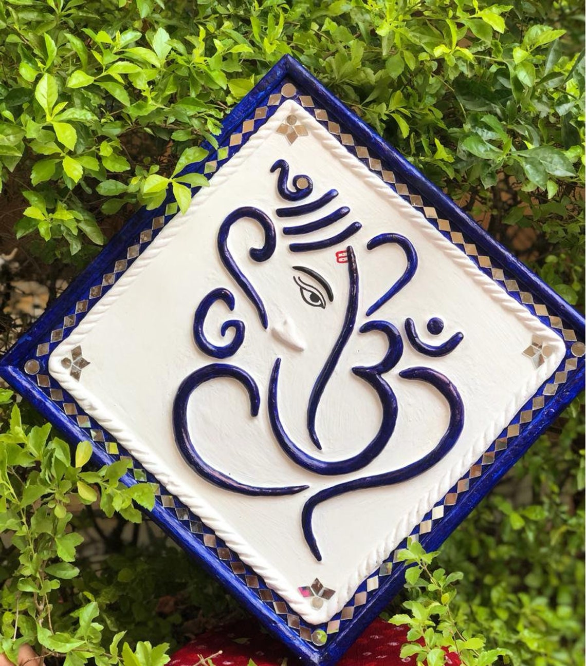 Traditional Mud and Mirror Work Lippan Art Customised Wall Etsy India