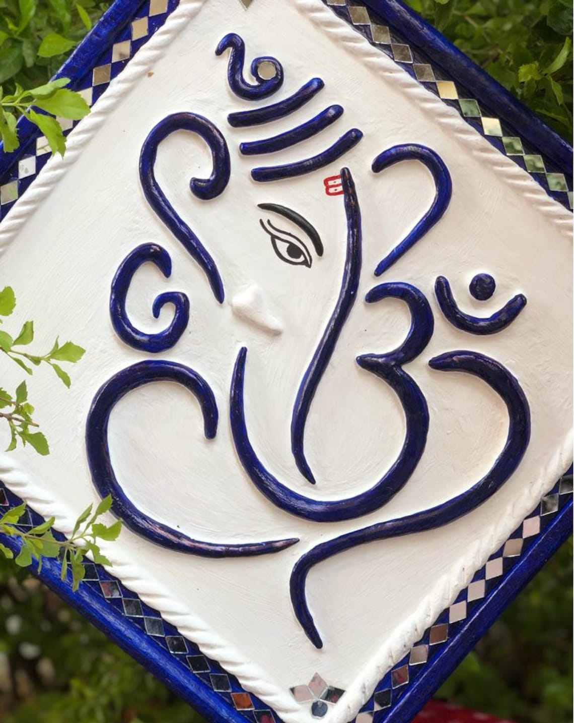 Traditional Mud and Mirror Work Lippan Art Customised Wall Etsy India