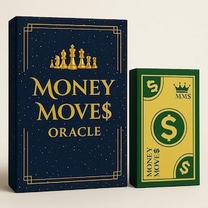 Money Moves Tarot & Oracle Deck Duo – manifestatiekaarten voor overvloed, rijkdom, carrièreduidelijkheid, zakelijke mindset, wet van de aantrekkingskracht