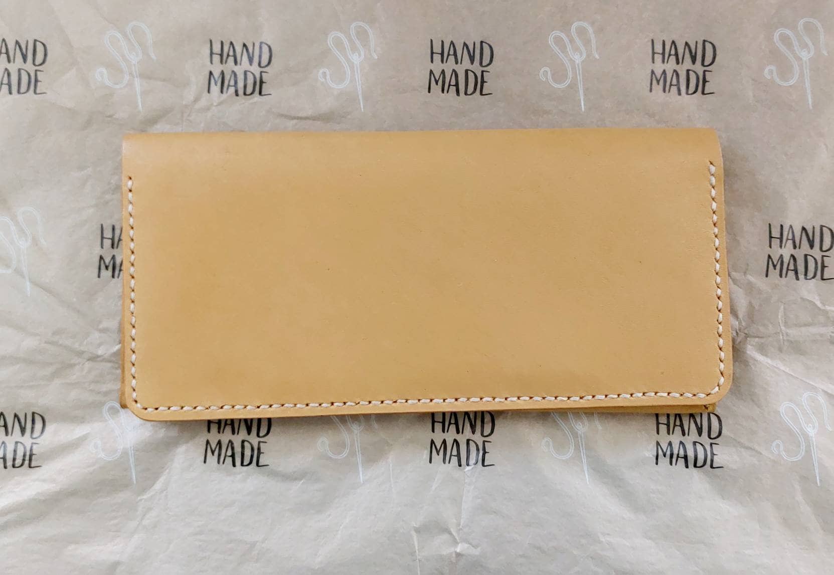Hand-made Calvi Duo Cardholder French Haas Barenia 