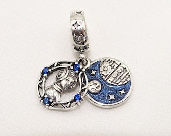 Star Wars Princess Leia Charm: Sterling Silver Pandora Style