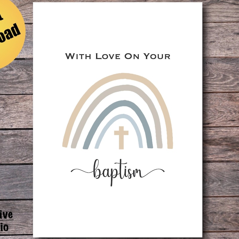 Printable Baptism Gift for Babies 60  Gift Ideas for 2025