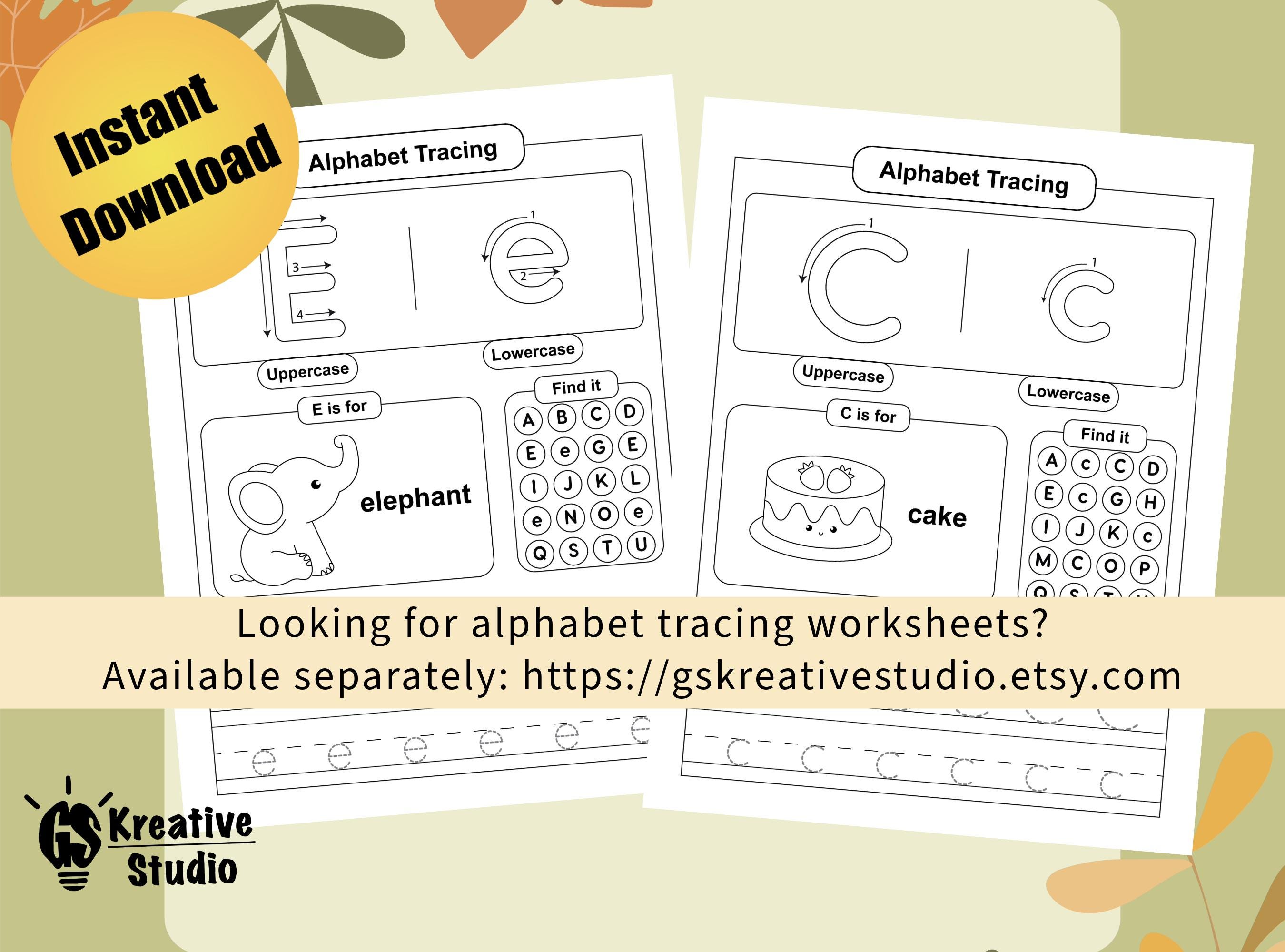 Printable Baby's First ABC Book, Baby Shower Activity, Keepsake ...