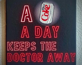 Diet Coke Art Magnet