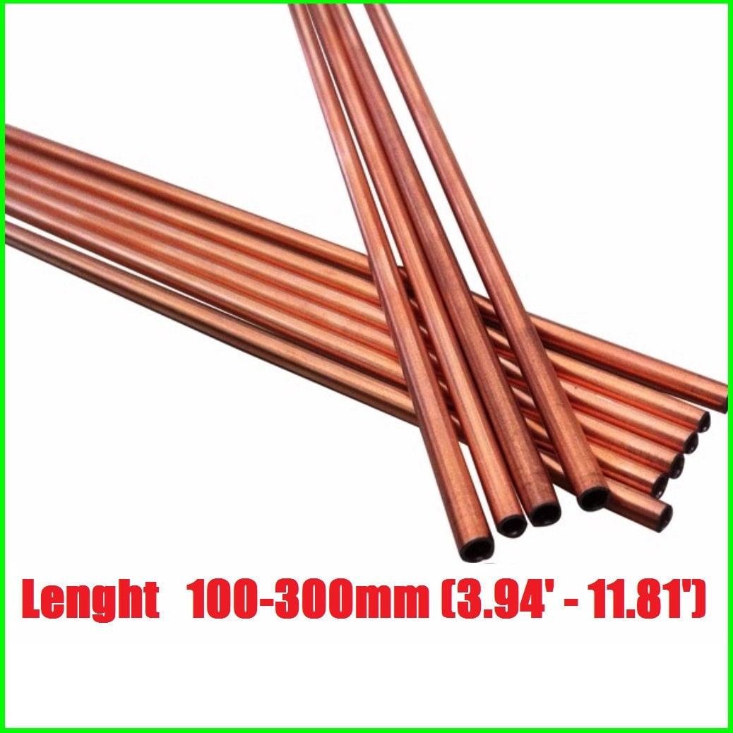 4mm copper tube pipe diameter 4mm OD wall 1mm round copper Etsy