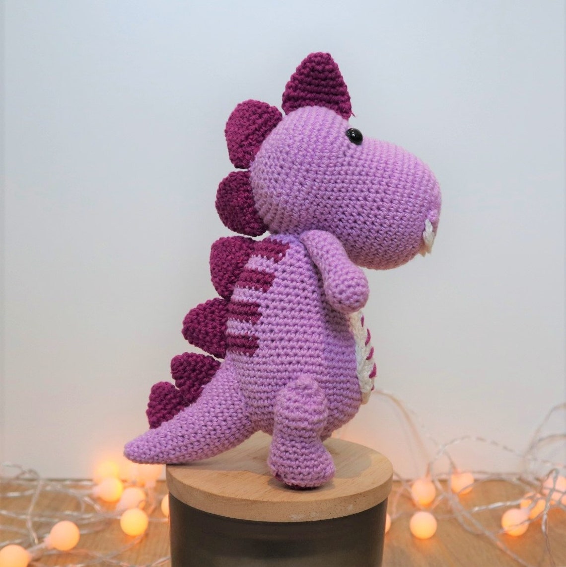 Crochet dinosaur soft baby toddler stuffed animal toy Etsy