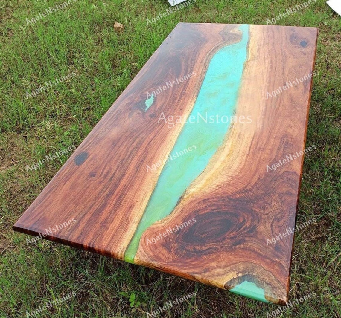 Green Epoxy Table Epoxy Center Table Epoxy Dining Table Etsy