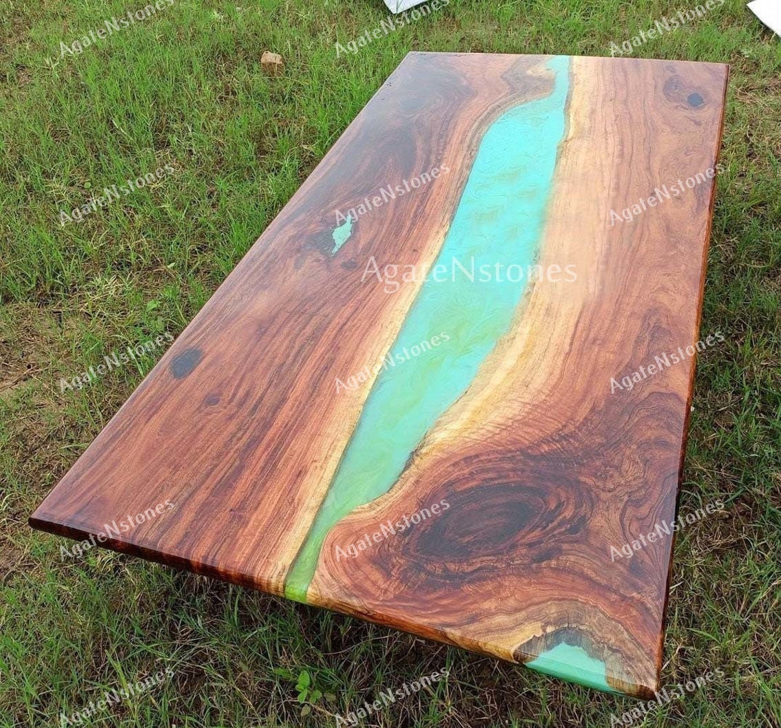 Green Epoxy Table Epoxy Center Table Epoxy Dining Table Etsy