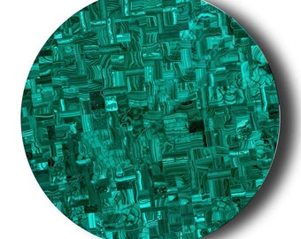 Handcrafted Marble Coffee Center Table Top - Malachite Stone Inlay for Home, Hallway & Restaurant Decoration