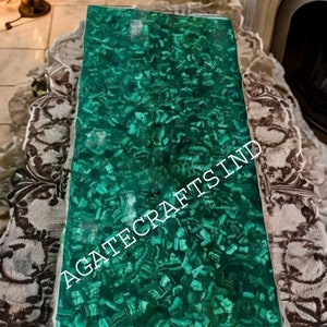 Handmade Marble Dining Tables & Malachite Stone Table Tops – Luxury Semi-Precious Stone Coffee Tables, Kitchen Countertop