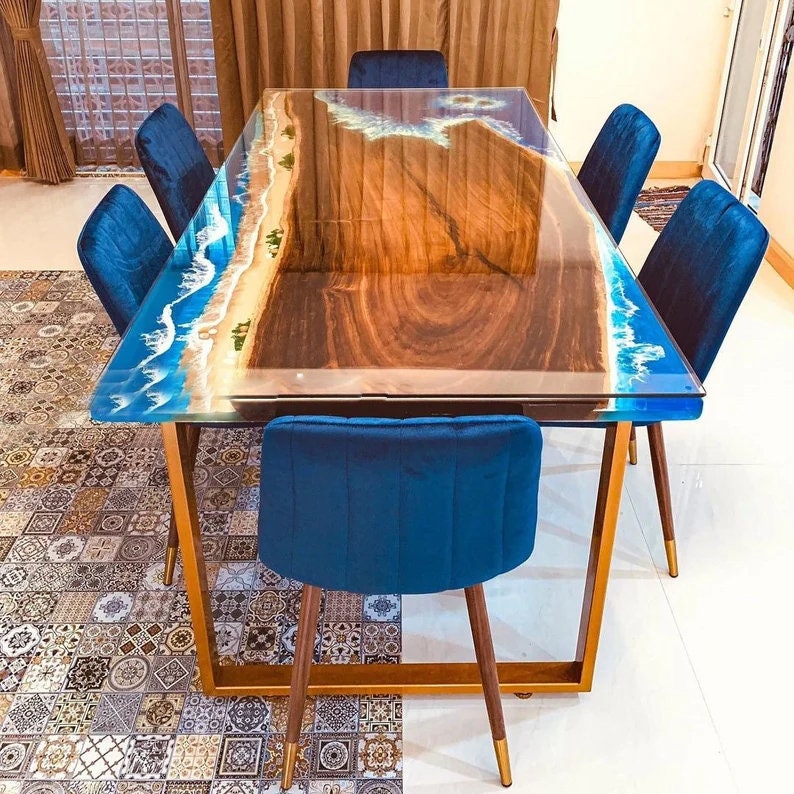 Table En Résine Époxy