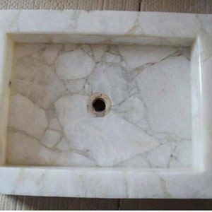 White Quartz Basin, Agate Counter Sink , White Quartz Sink,  Kitchen Counter Sink, Bathroom Sink