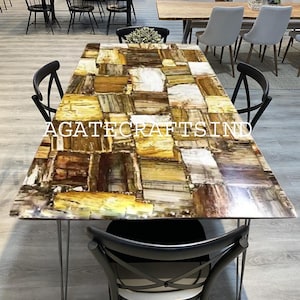 Buy Petrified Wood Table, Kitchen Countertop, Petrified Wood kitchen countertop /table top, Kitchen Island Slab For Kitchen & Bathroom Decor