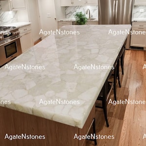 Quartz Crystal Countertops, White Quartz stone Coffee Table , Quartz Dining Table Top, Handmade Quartz Counter Top Interior Furniture Decor