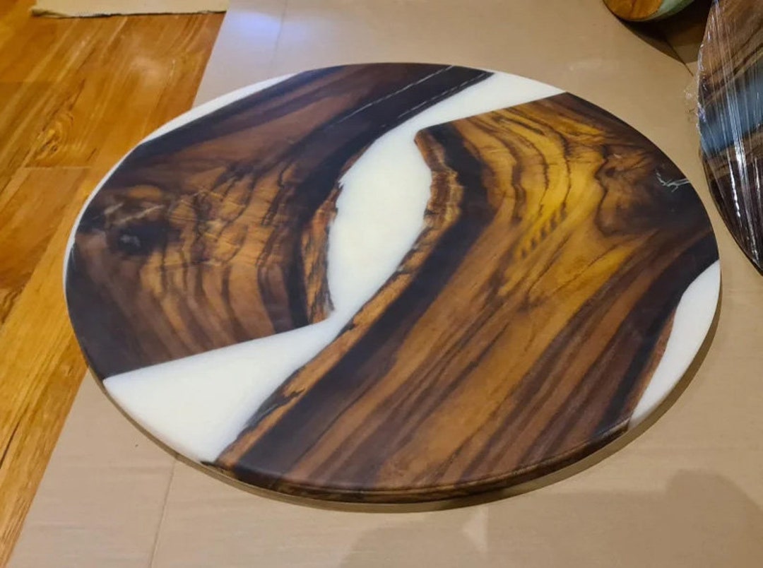 White Epoxy Resin Table Epoxy Table Wooden Table Epoxy Etsy