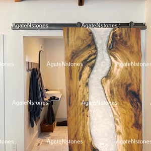 Wood Door, Epoxy Barn Door, Door,Epoxy Barn Door, resin, epoxy barn door, epoxy, epoxy door,resin door, epoxy river door, Wood Hanging Door