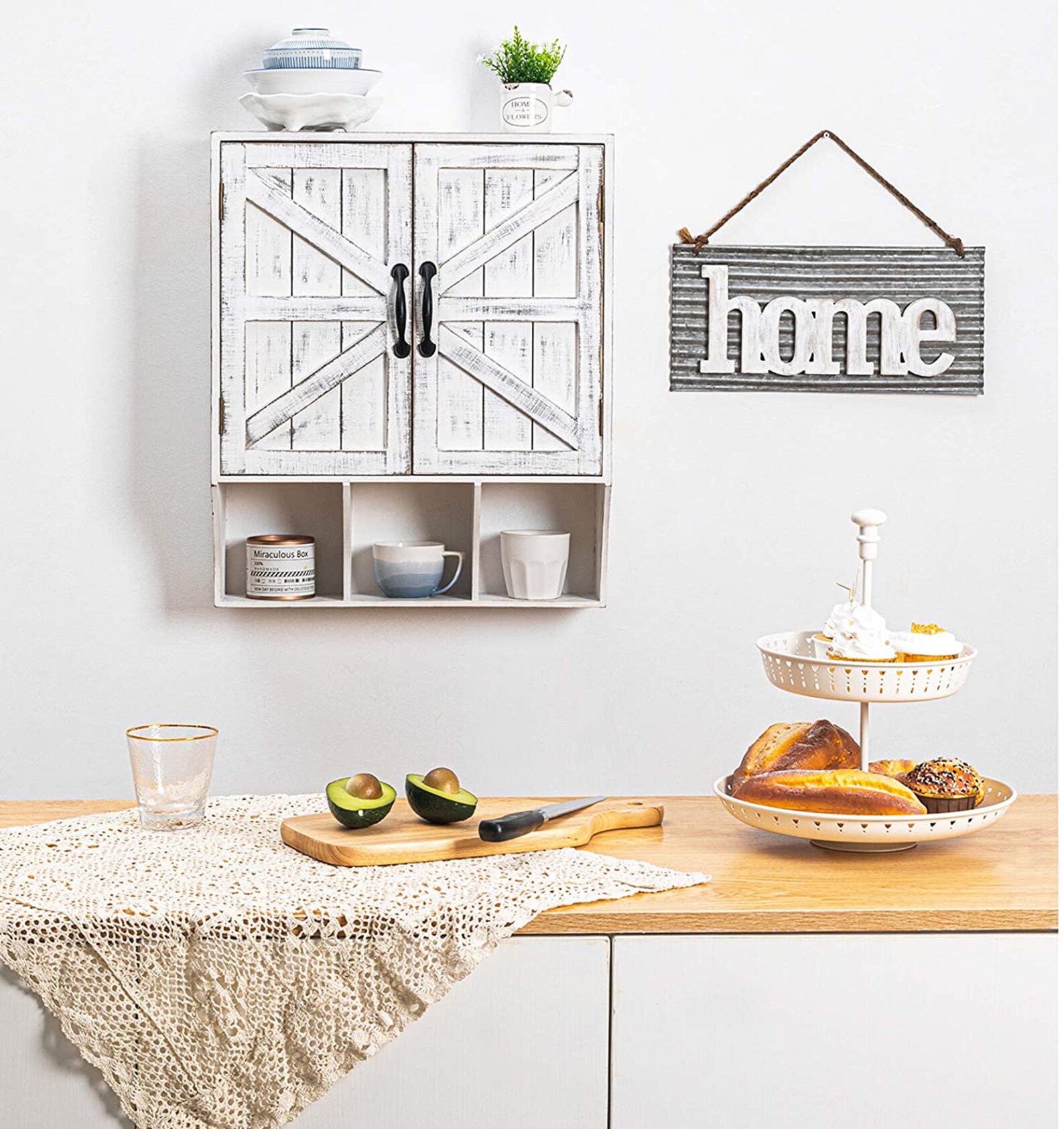 Farmhouse Barn Door Medicine Farmhouse Wall Storage Etsy