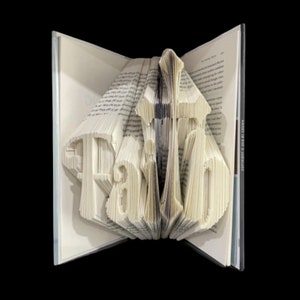 Faith Book Folding Pattern: Cut & Fold DIY (Digital Download)
