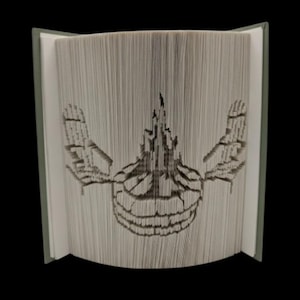 Adirondack chairs, camping, fire,  Book folding pattern, cut and fold, summer, outdoors, 501 pages