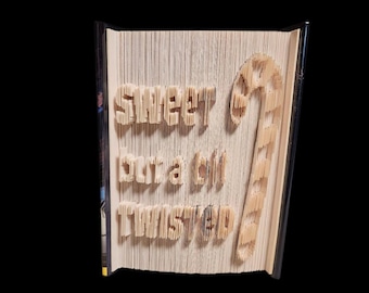 Candy Cane Book Folding Pattern: Christmas Winter Decor (Digital Download, 371 Pages+)