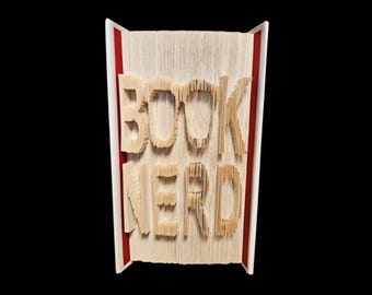 Book Nerd Cut and Fold Book Pattern (Digital Download)