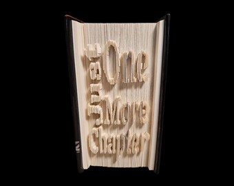 Just One More Chapter Book Folding Pattern: Reader Gift (Digital Download, 407 Pages+)