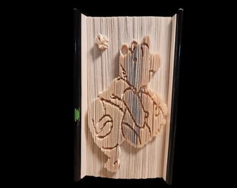 Winnie the Pooh, Book Folding Pattern, cut and fold, includes free tutorial, 333 pages