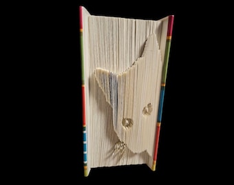 Peeping Cat, Kitten, Cut and Fold Book Pattern (Digital Download)
