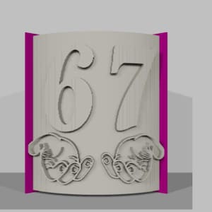 67, Six Seven, Tween, plegado de libros, corte y plegado (Descarga digital)