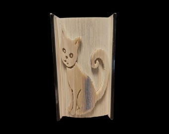 Cat, Kitten, Cut and Fold Book Pattern (Digital Download)
