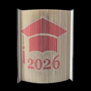Modello di piegatura del libretto di laurea della classe del 2026 (download digitale)