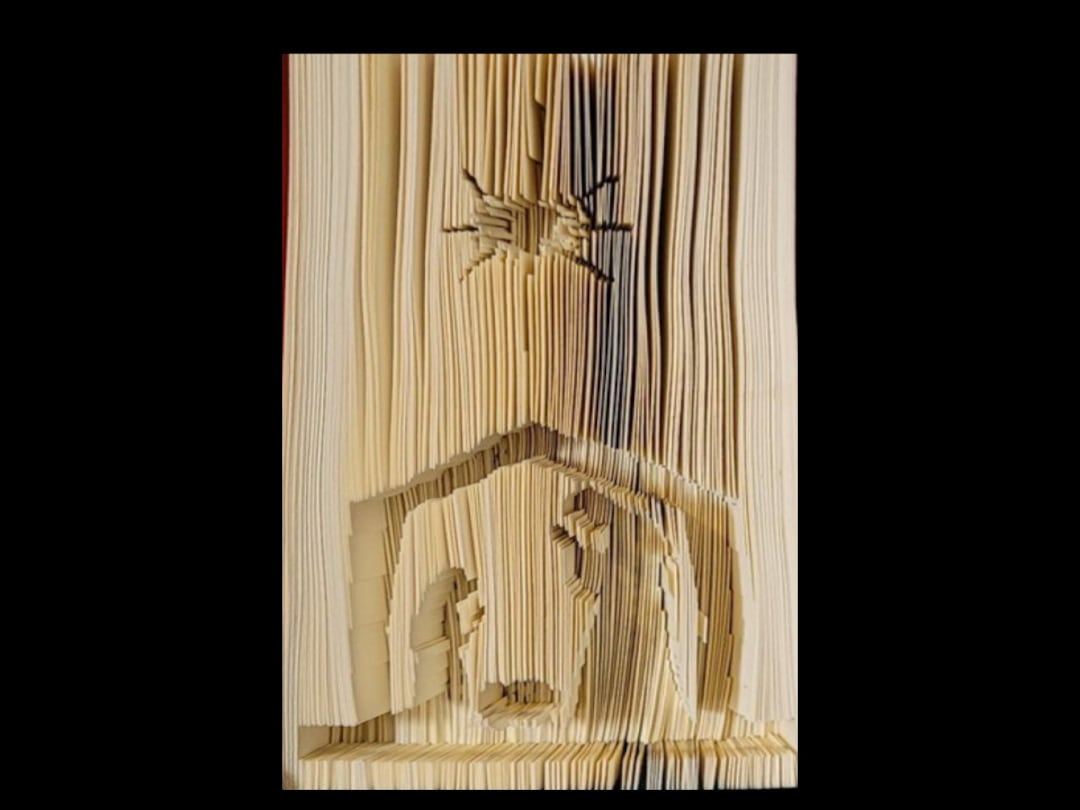 Nativity, Christmas, Book Folding Pattern, Cut and Fold, Includes Free ...