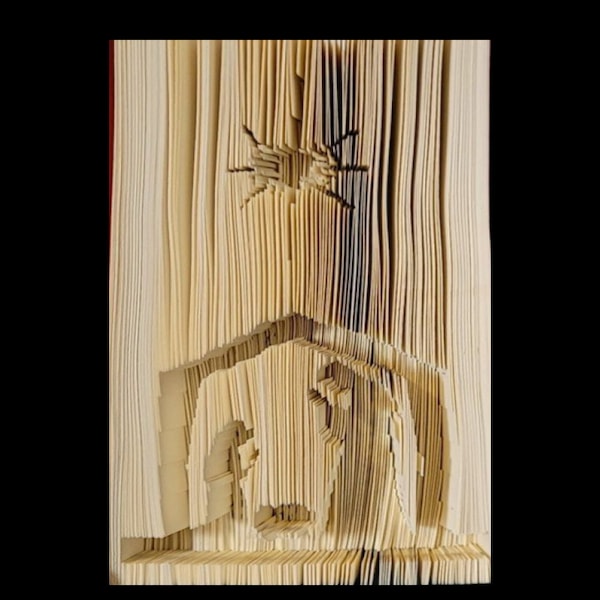 Book Folding Nativity - Etsy