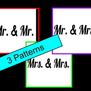 Wedding, Book folding pattern, Mr. and Mr., Mrs. and Mrs.  lgbtq, fold a book, beginner pattern, wedding, anniversary, 401 p