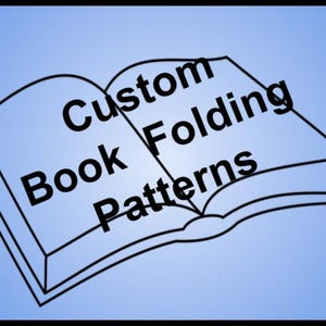 Faltmuster für Bücher, Buch falten, schneiden und falten, markieren und falten, DIY, Namen, Logos, Sportteams, Daten, Geschenk, Origami