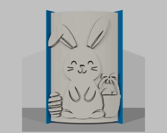 Easter Bunny Book Folding Pattern (Digital Download)