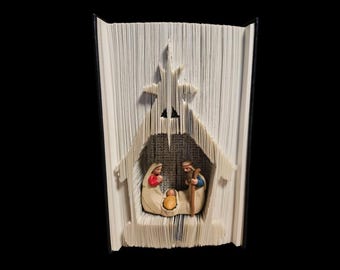 Nativity, Christmas, cut and fold, free tutorial, 421 pages