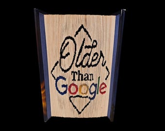Older Than Google Book Folding Pattern: Cut & Fold (Digital Download, 317 Pages+)