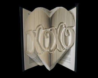Love XOXO Book Folding Pattern: 431 Pages (Digital Download)