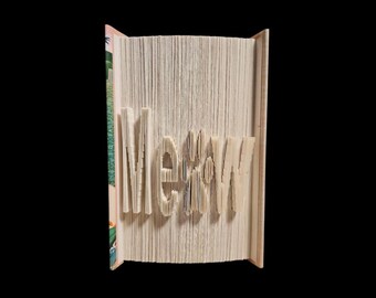 Meow, Cat, Kitten, Cut and Fold Book Pattern (Digital Download)