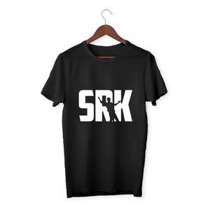 SRK Store SRK Pose In Text Cotton T-shirt Shah Rukh Khan | Etsy