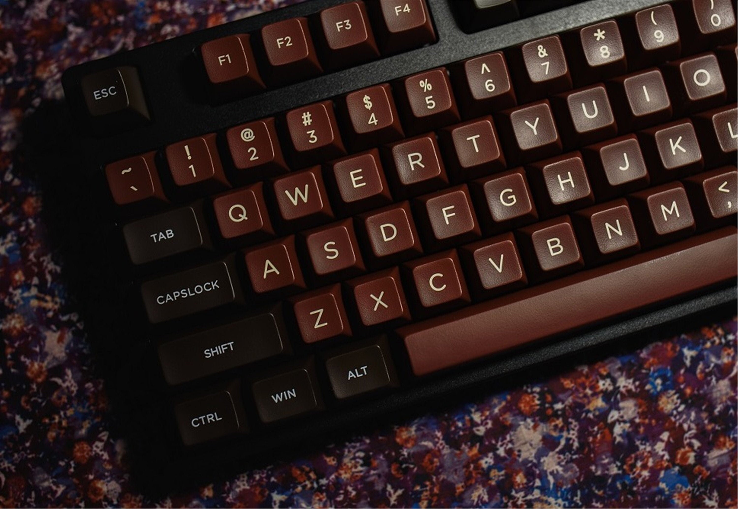 Chocolate Keycaps SA Keycaps Set Artisan Handmade SA Etsy