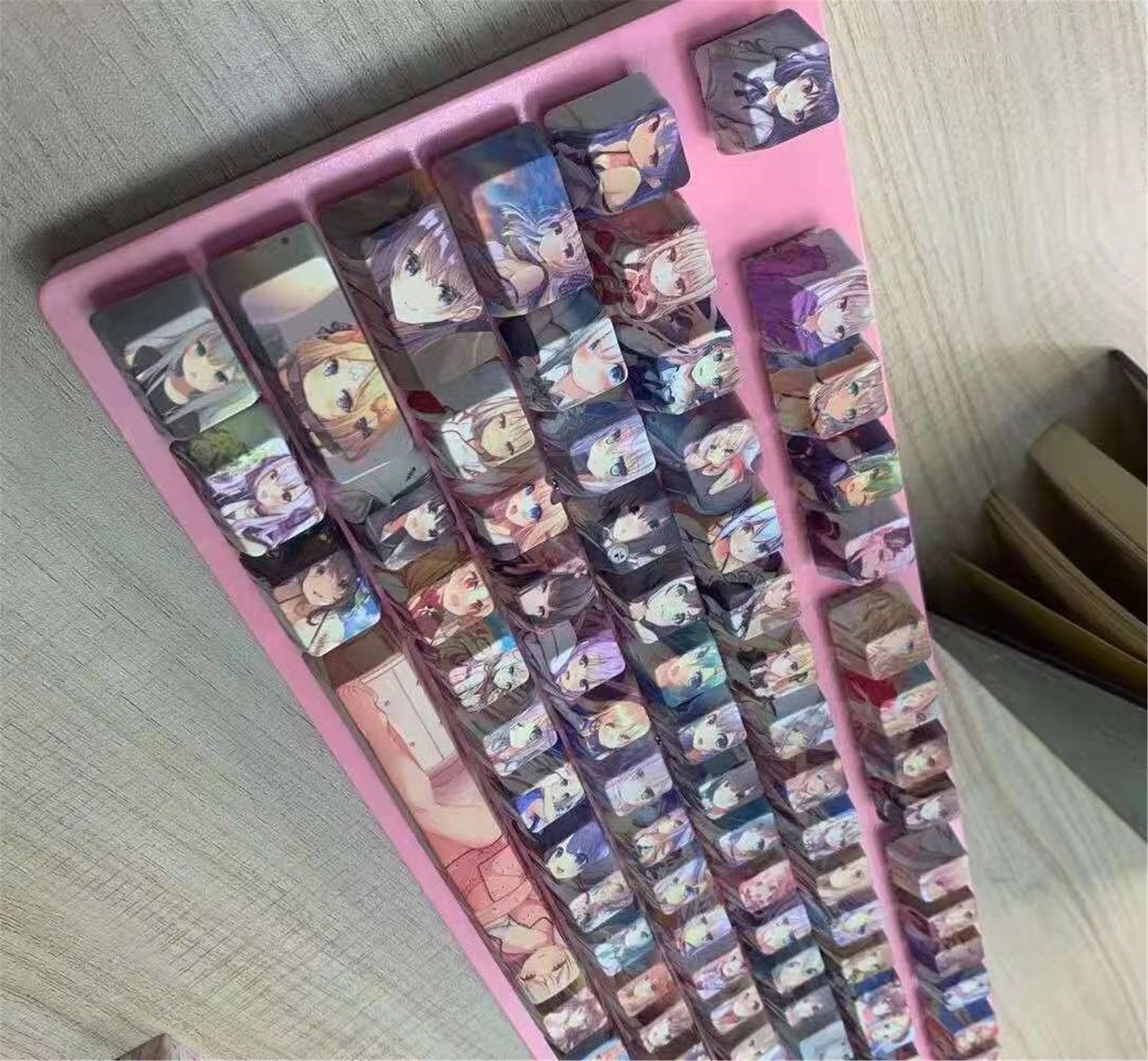 Japan Anime Keycaps Set OEM Artisan Keycaps 64 68 84 87 104 Etsy