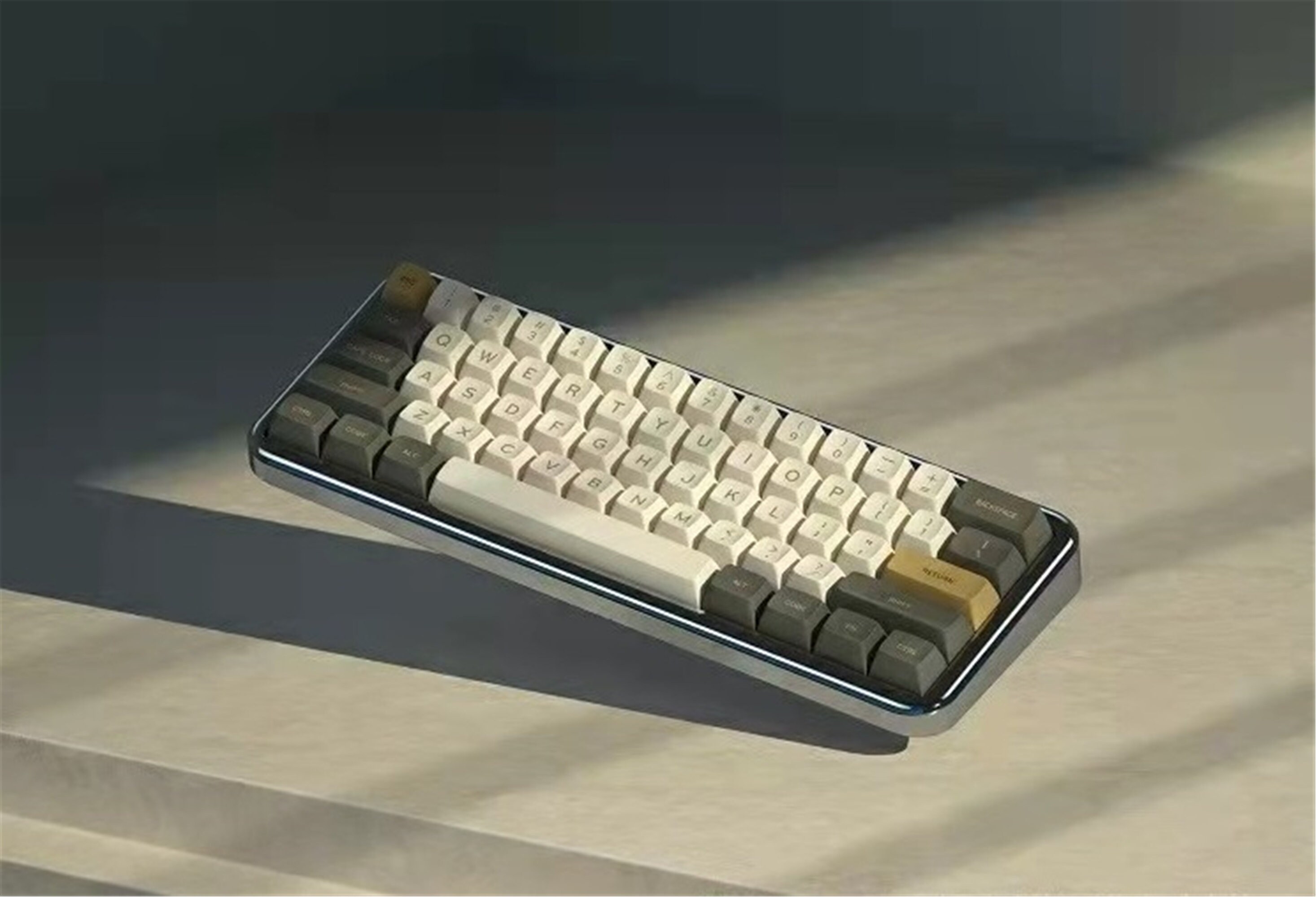 Retro Gray Keycaps Set Artisan Keycaps OEM XDA 64 68 84 87 Etsy