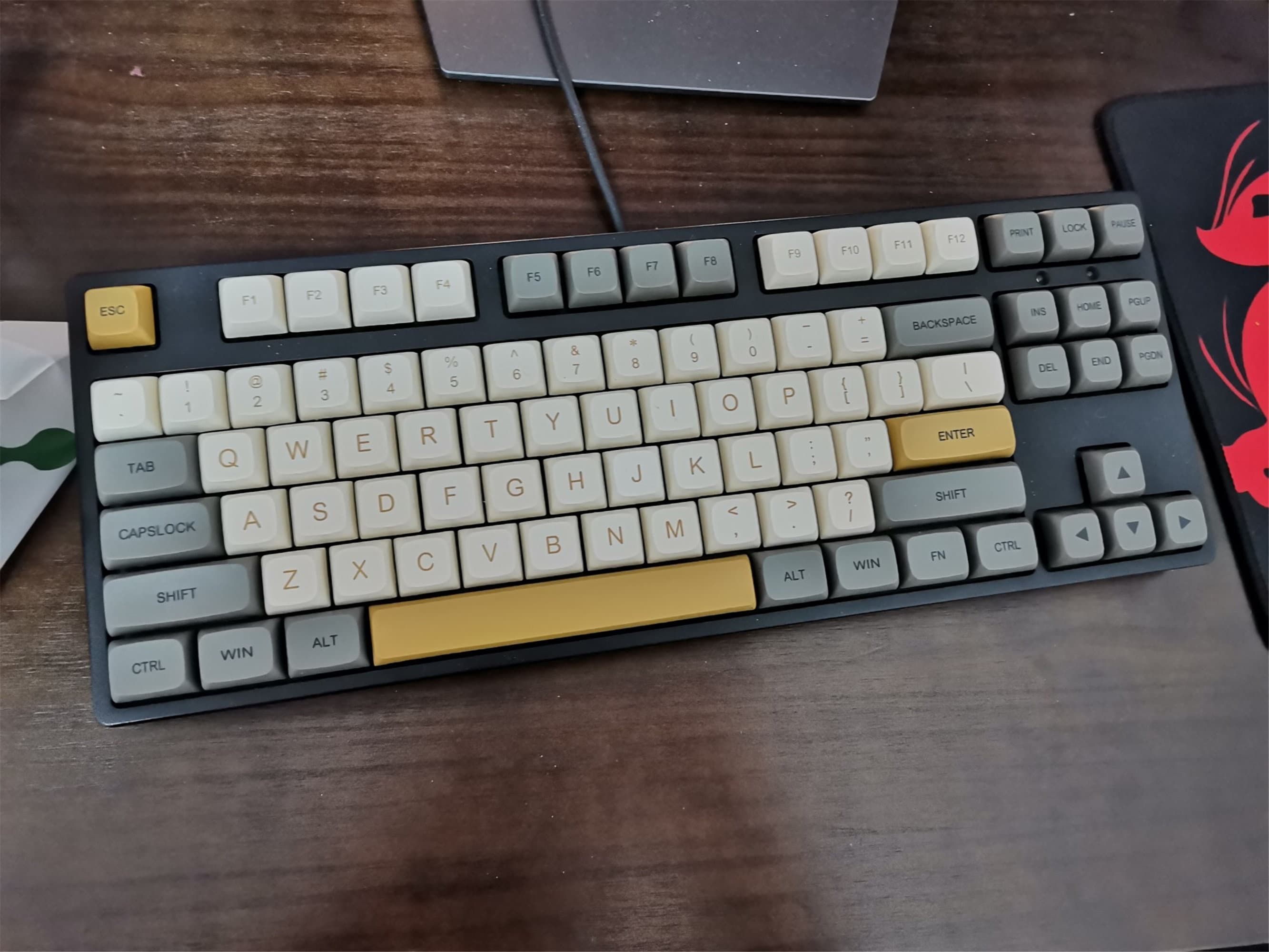 Retro Gray Keycaps Set Artisan Keycaps OEM XDA 64 68 84 87 Etsy