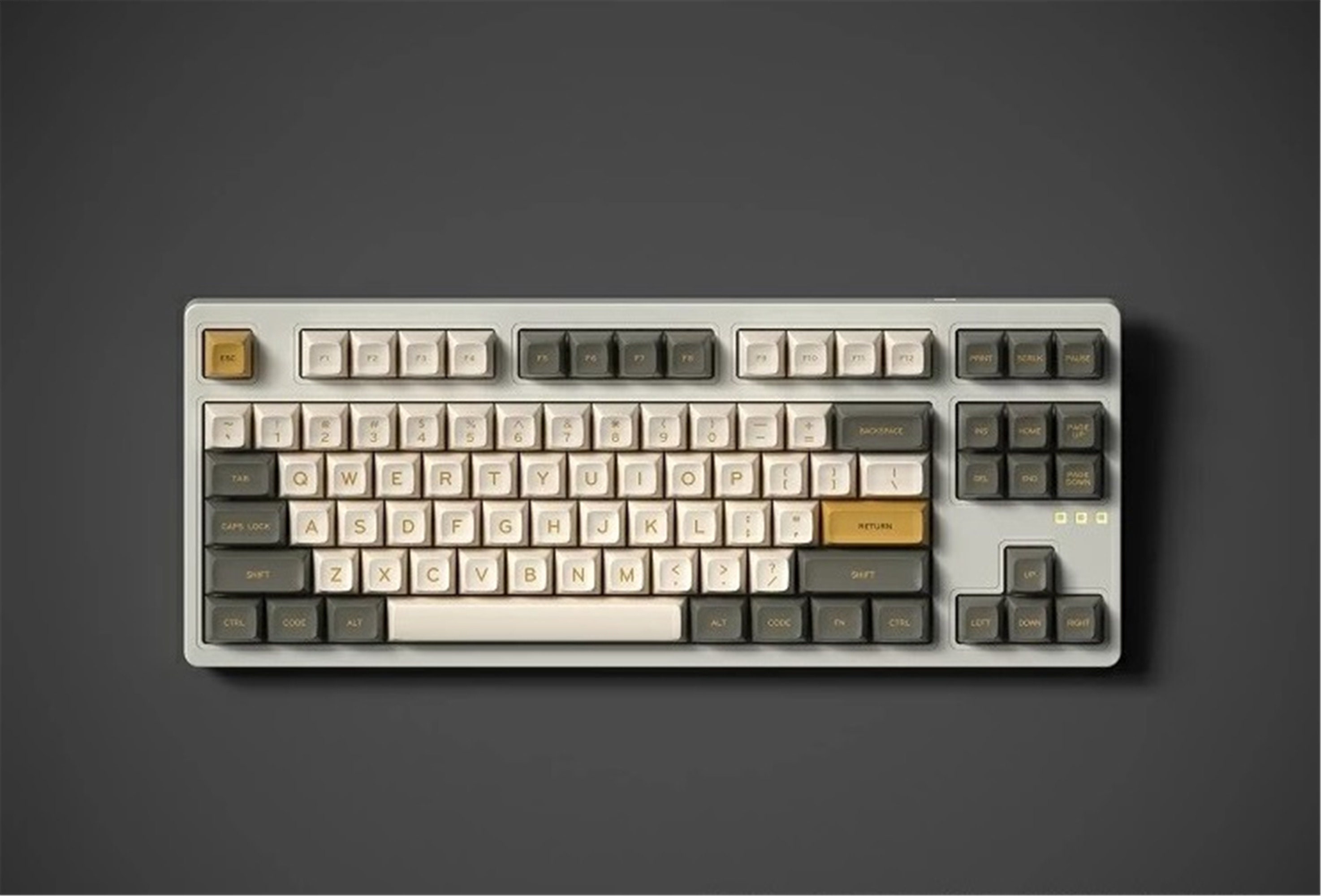 Retro Gray Keycaps Set Artisan Keycaps OEM XDA 64 68 84 87 Etsy
