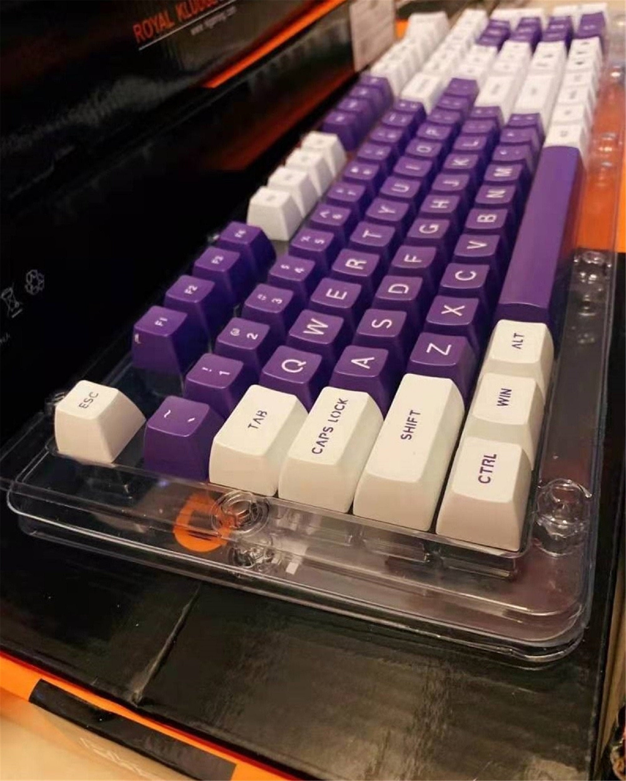 Purple Keycaps Set SA Artisan Keycaps 64 68 84 87 104 108 MX Etsy