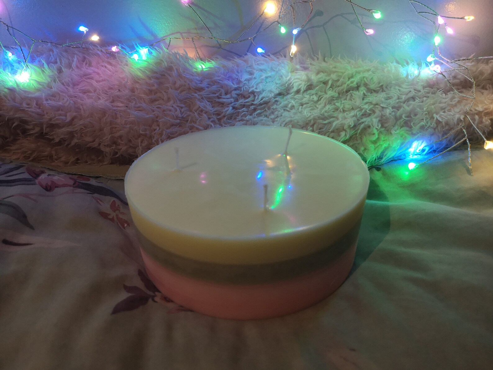 Large Layered MultiWick Candle Etsy